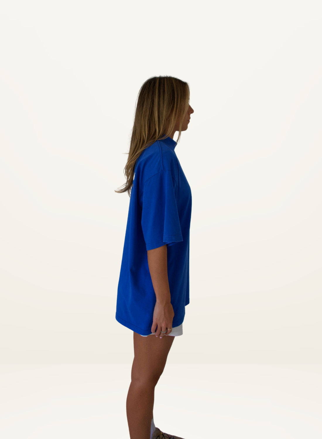 SSAINT Reflective Logo Tee in Dark Blue // COMING SOON