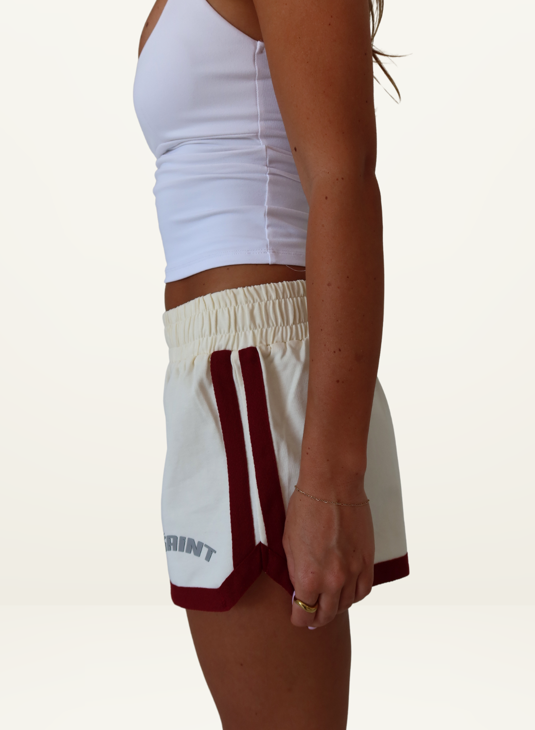 SSAINT Reflective V Shorts in Butter // COMING SOON