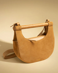 Sancia Almira Halfmoon Bag in LATTE