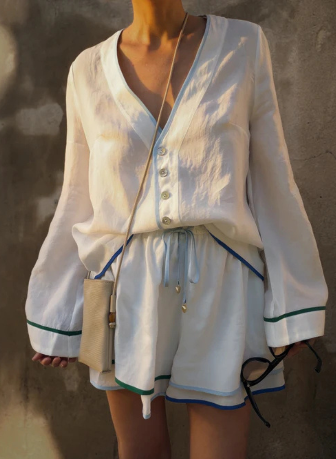 Sancia Alvide Bag in Almond Lizard