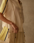 Sancia Alvide Bag in Almond Lizard
