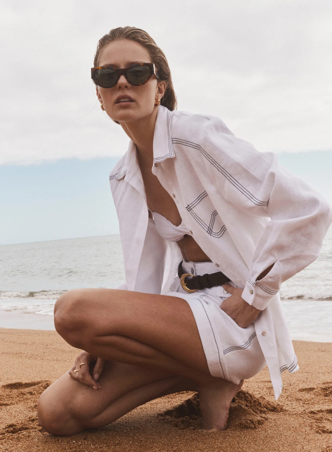 Sancia Antica Belt in Cocoa