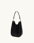 Sancia Montero Bag in Black Lizard