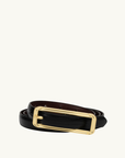 Sancia Piccara Belt in Black Lizard