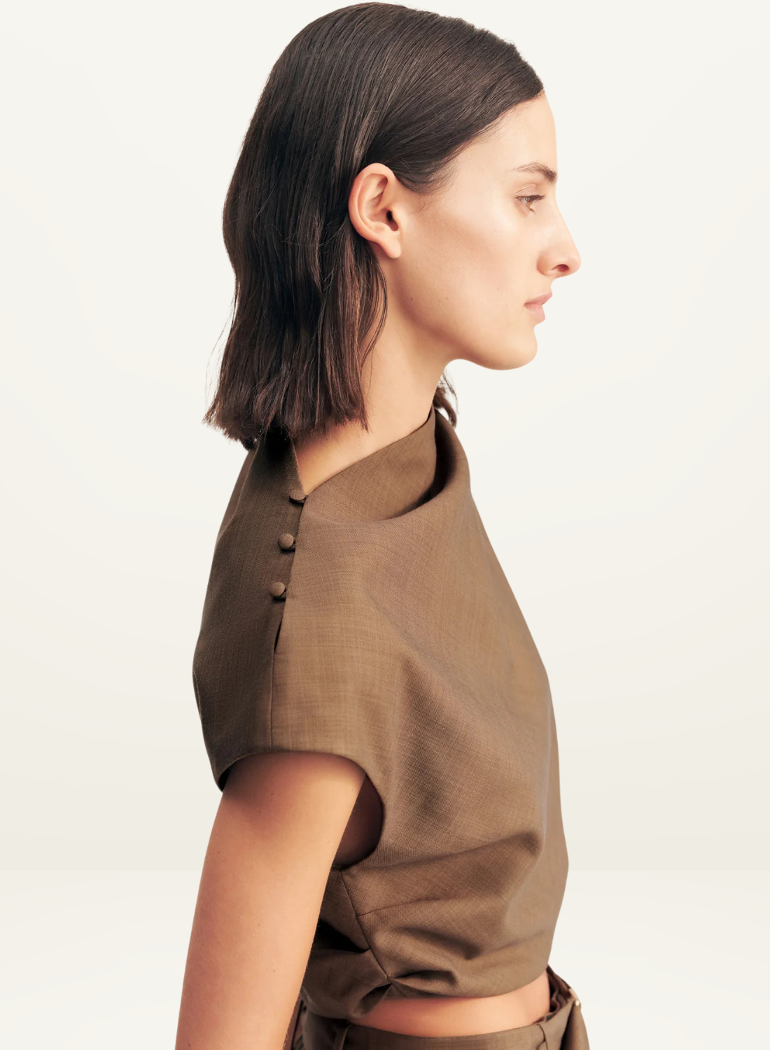 Shona Joy Asher Wide Leg Pant in Saddle