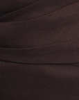 Shona Joy Brooks Off Shoulder Maxi Dress in Ganache