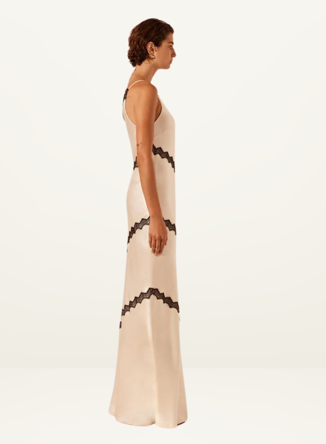 Shona Joy Camille Lace Asymmetrical Maxi Dress in CREAM Frolic Girls Shona Joy Camille Lace Asymmetrical Maxi Dress in CREAM Frolic Girls