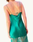 Shona Joy Elle Silk Lace Cowl Maxi Dress in EMERALD GREEN-Shona Joy-Frolic Girls