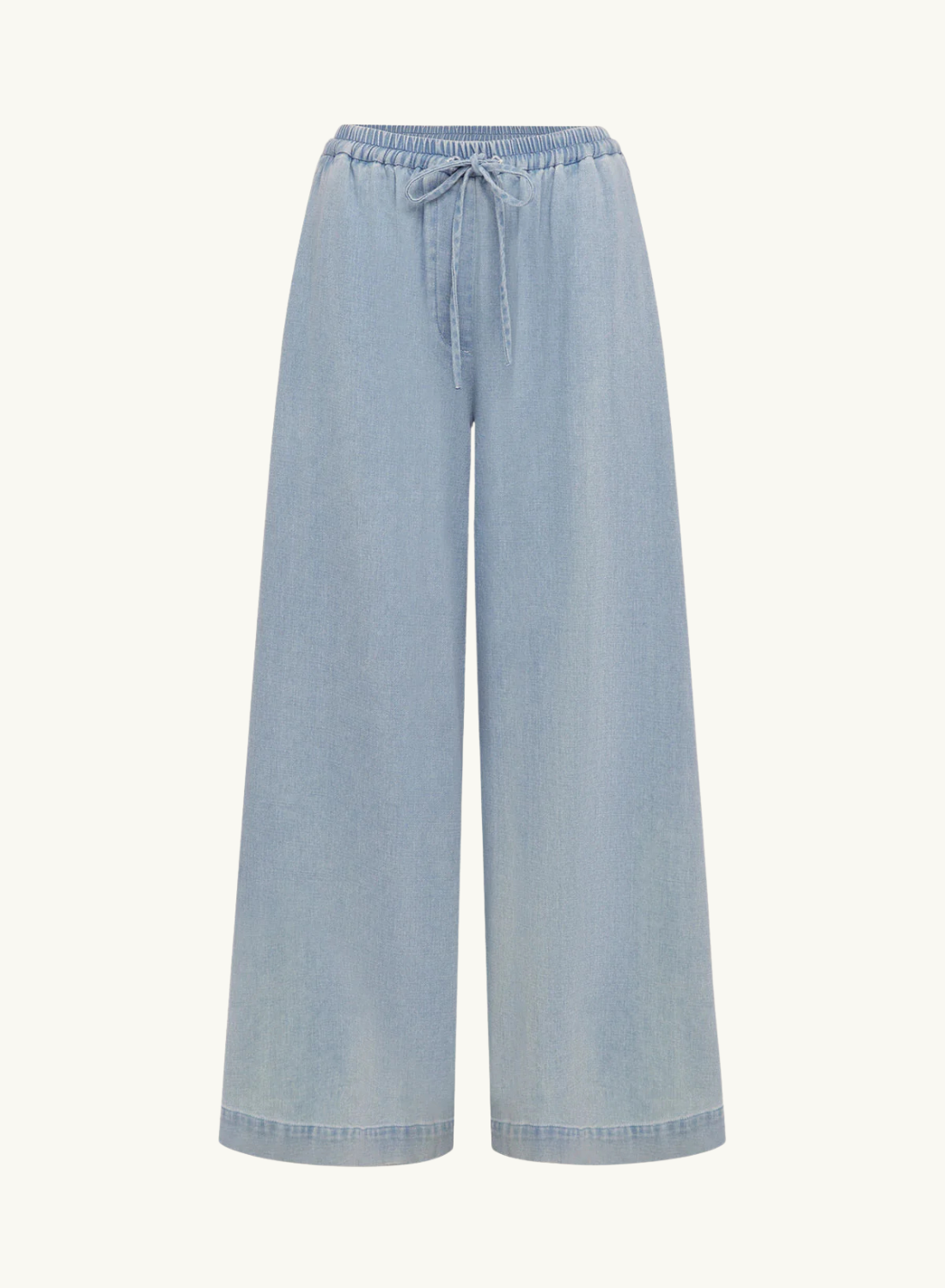 Shona Joy Ellsworth Wide Leg Pant in Bleached Blue