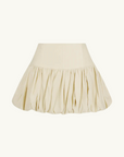 Shona Joy Kasabah Bubble Mini Skirt in BONE