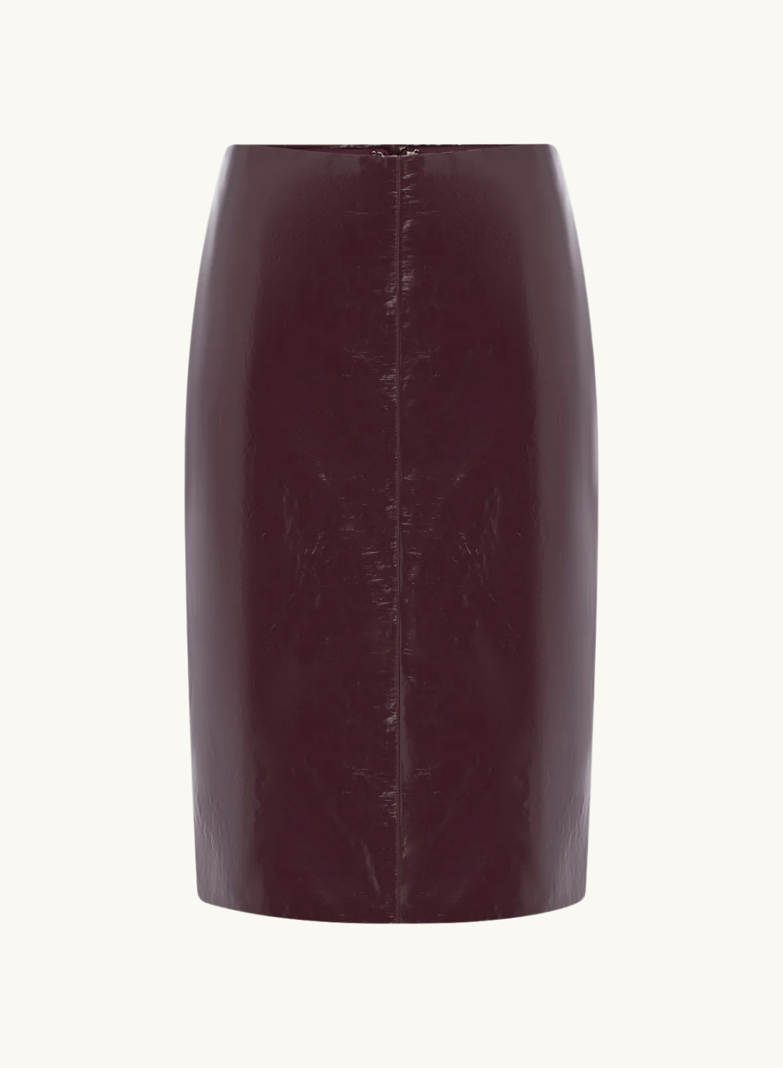 Shona Joy Lilou Patent Midi Skirt in Port Royale