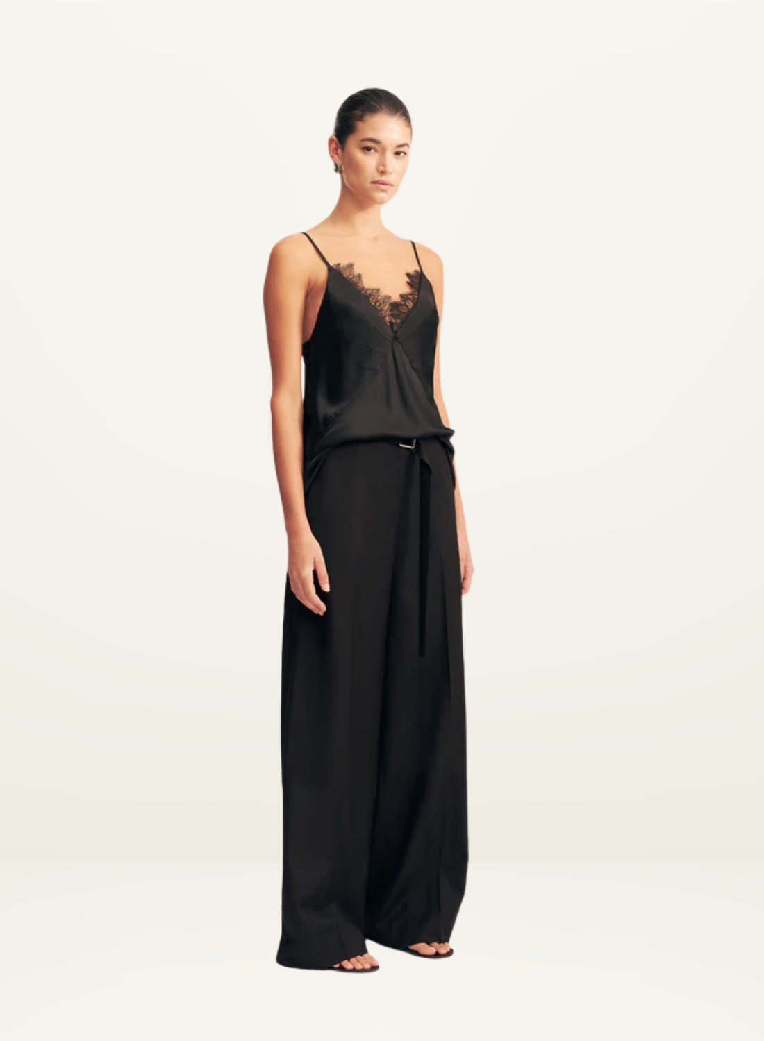 Shona Joy Maisie Lace Cami in Black