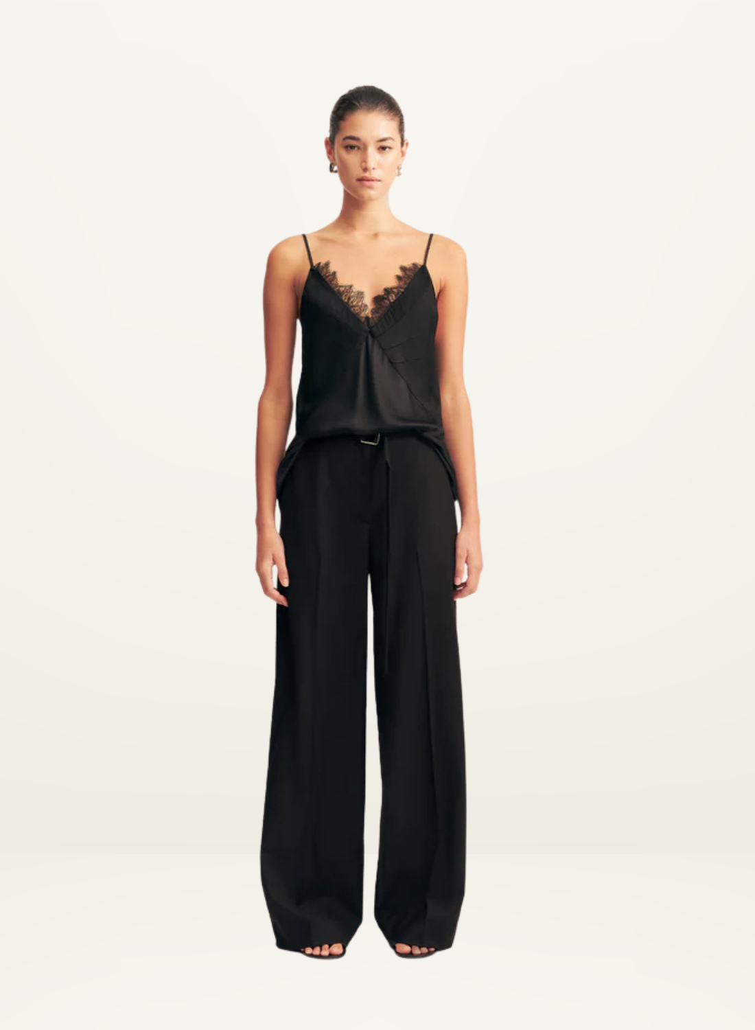 Shona Joy Maisie Lace Cami in Black