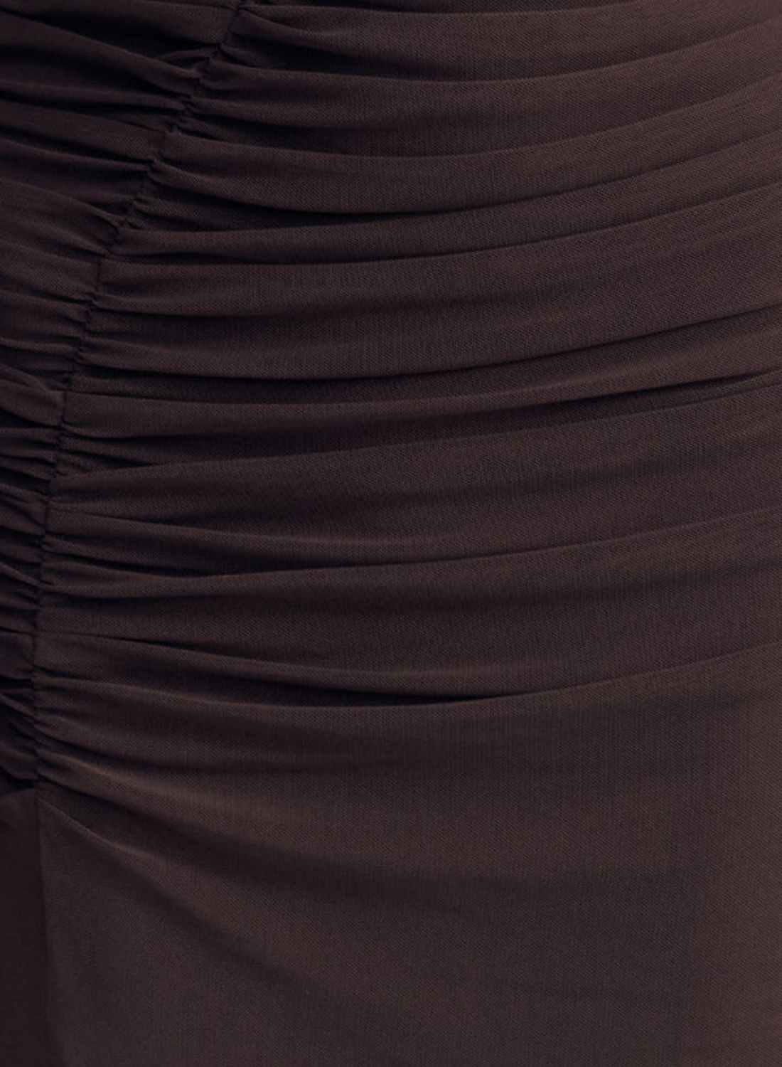 Shona Joy Mira Off Shoulder Maxi Dress in GANACHE
