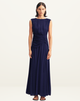 Shona Joy Romy High Neck Maxi Dress in MIDNIGHT