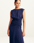 Shona Joy Romy Hugh Neck Maxi Dress in MIDNIGHT