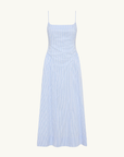 Shona Joy Saunder Square Neck Panelled Midi Dress in MARINE STRIPE