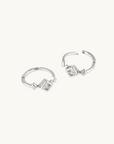 Adriana Hoop Earrings SILVER Smith-SMITH-Frolic Girls