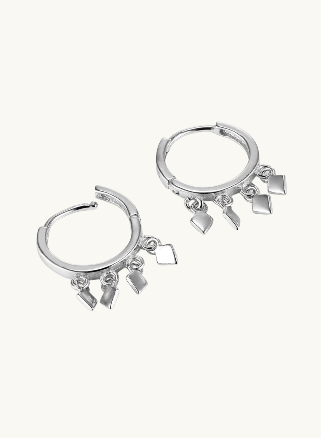 Dia Mini Hoop Earrings SILVER Smith-SMITH-Frolic Girls