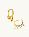 Dia Shaker Hoop Earrings GOLD Smith-SMITH-Frolic Girls