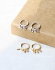 Dia Shaker Hoop Earrings GOLD Smith-SMITH-Frolic Girls