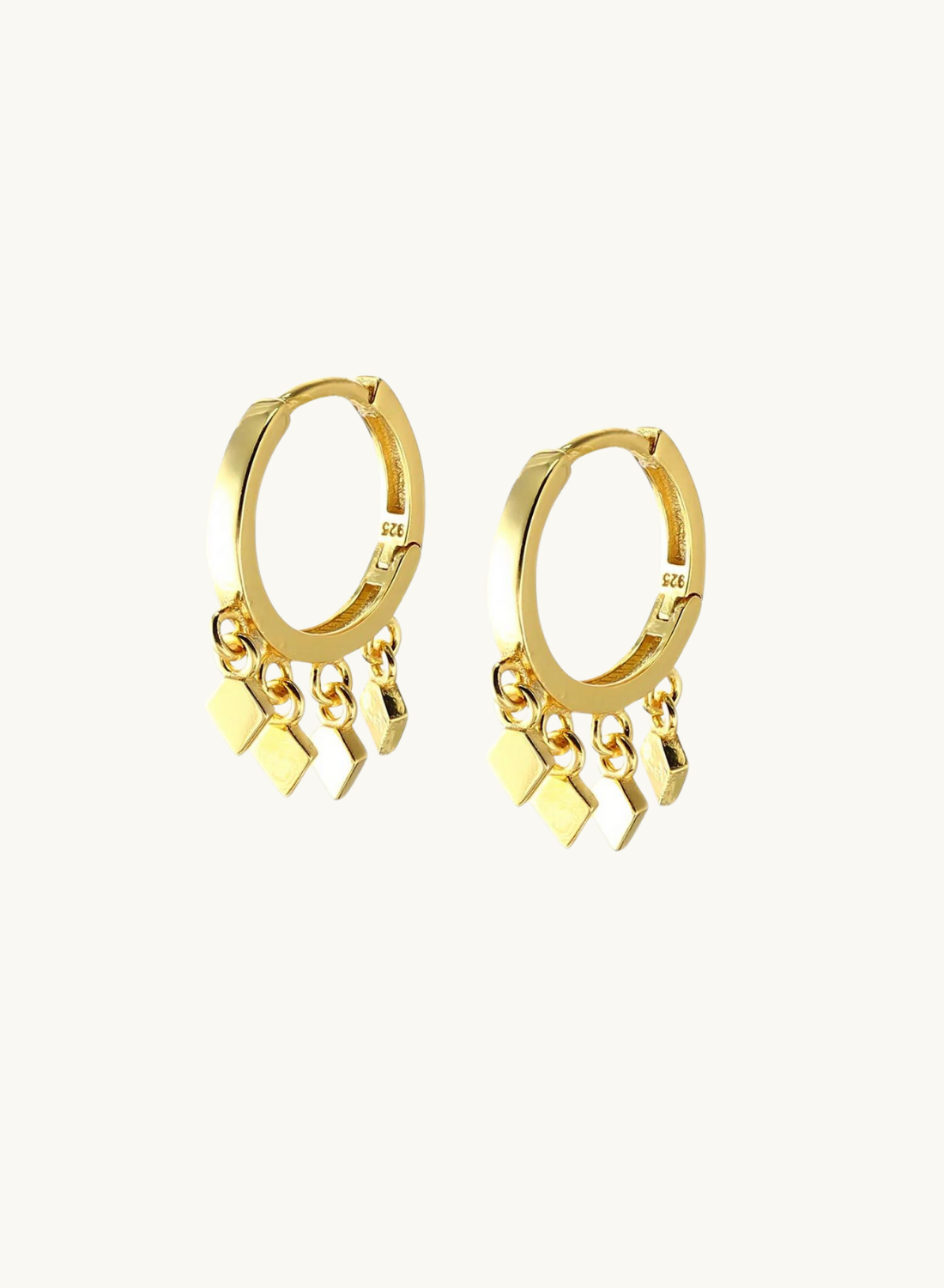 Dia Shaker Hoop Earrings GOLD Smith-SMITH-Frolic Girls