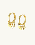 Dia Shaker Hoop Earrings GOLD Smith-SMITH-Frolic Girls