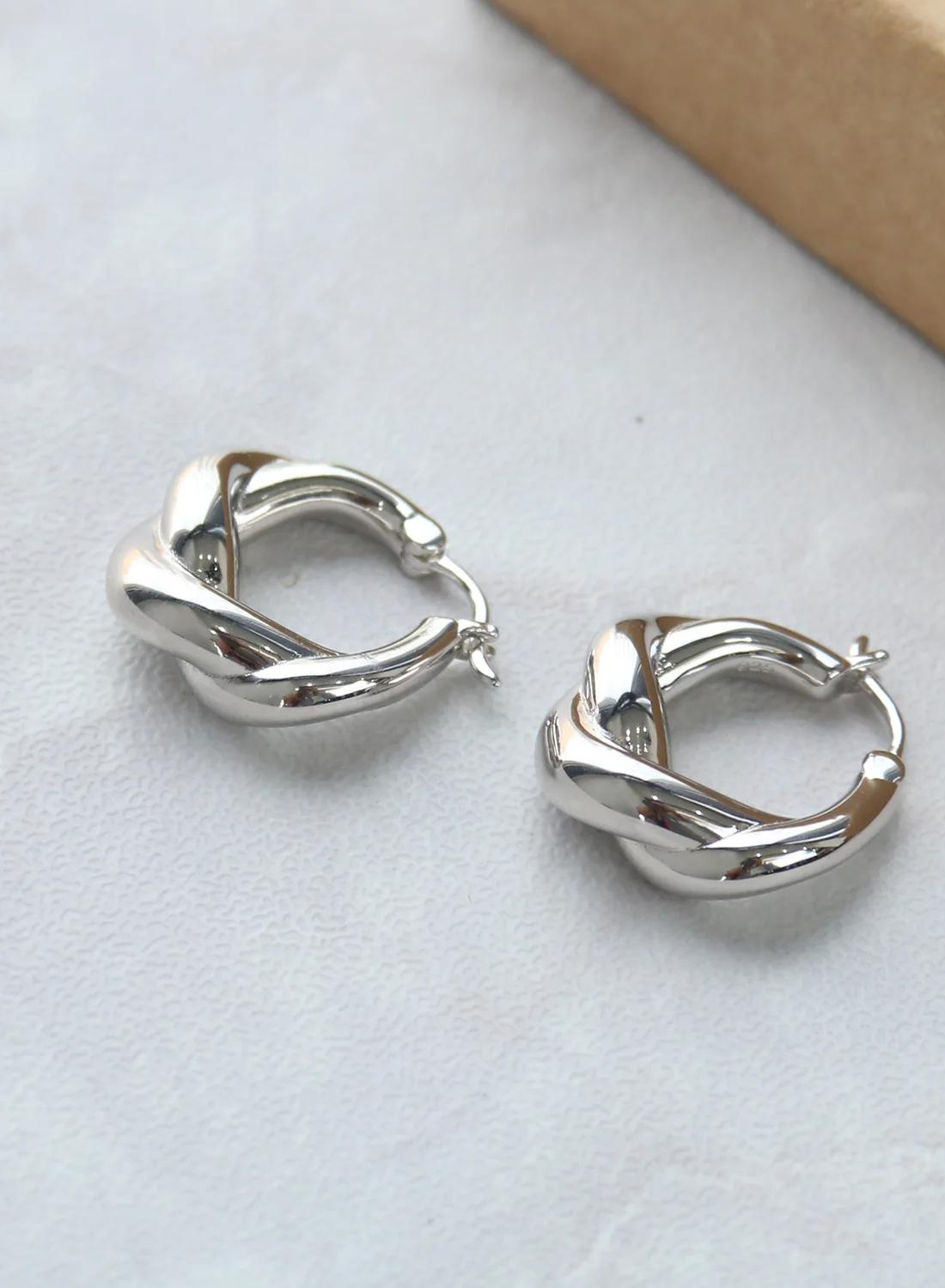 Kenny Hoop Earrings SILVER Smith-SMITH-Frolic Girls