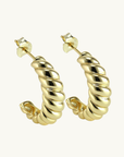 Margot Hoop Earrings GOLD Smith-SMITH-Frolic Girls