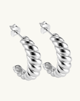 Margot Hoop Earrings SILVER Smith-SMITH-Frolic Girls