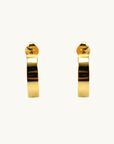 Prea Edge Hoop Earrings GOLD Smith-SMITH-Frolic Girls