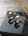 Prea Edge Hoop Earrings SILVER Smith-SMITH-Frolic Girls