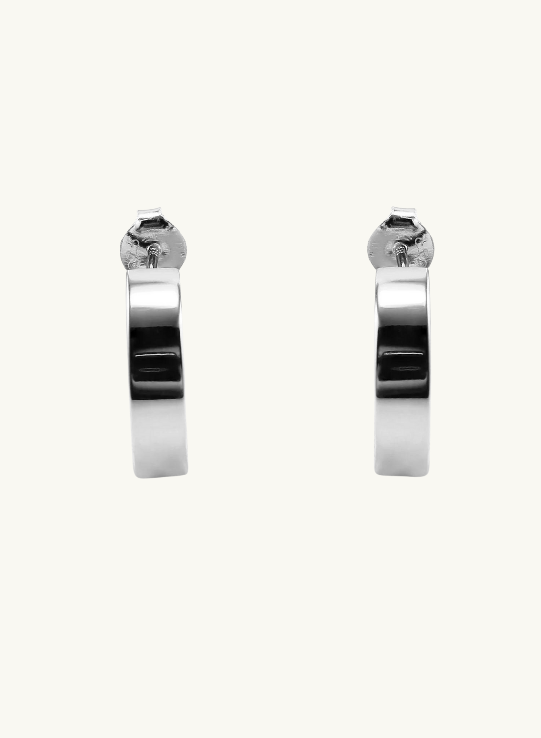 Prea Edge Hoop Earrings SILVER Smith-SMITH-Frolic Girls