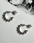 Rhi Spike Hoop Earrings SILVER Smith-Smith The Label-Frolic Girls