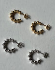 Rhi Spike Hoop Earrings SILVER Smith-Smith The Label-Frolic Girls