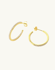 Sophia Pave Hoops GOLD Smith-SMITH-Frolic Girls