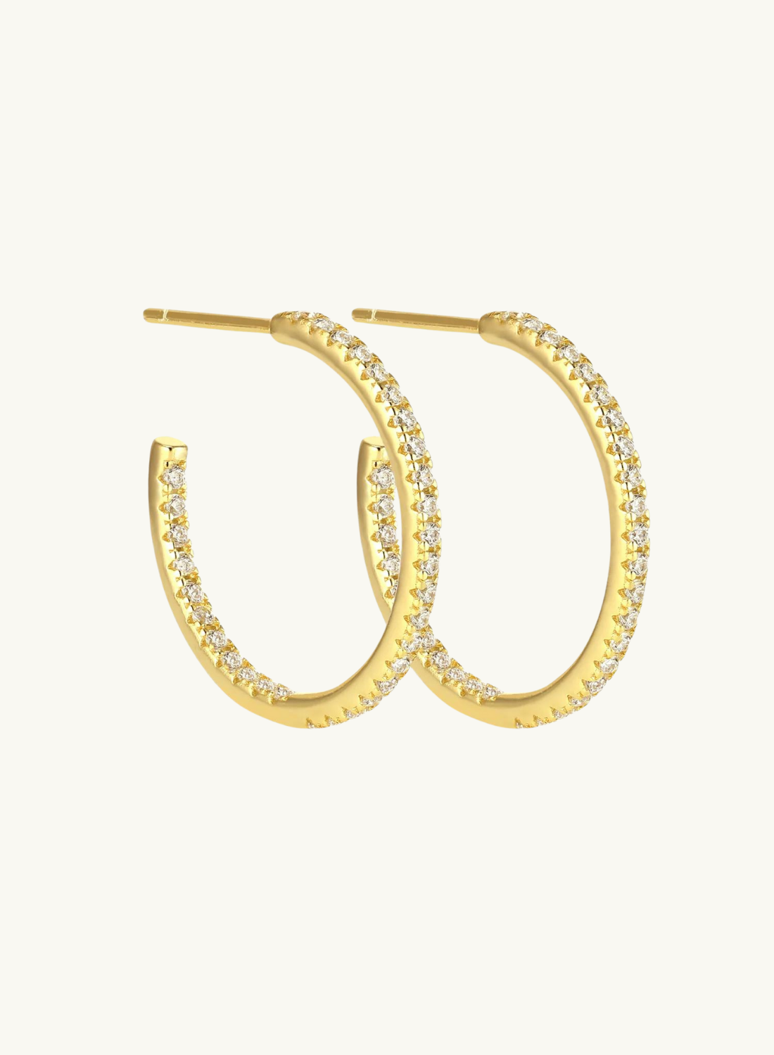 Sophia Pave Hoops GOLD Smith-SMITH-Frolic Girls