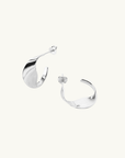 Willow Twist Hoops SILVER Smith-SMITH-Frolic Girls