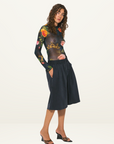 Something Very Special Chains and Roses LS Mini Dress