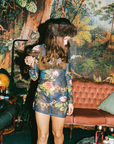 Something Very Special Chains and Roses LS Mini Dress