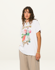Something Very Special Don't Pick Me Graphic Boxy Tee in WHITE