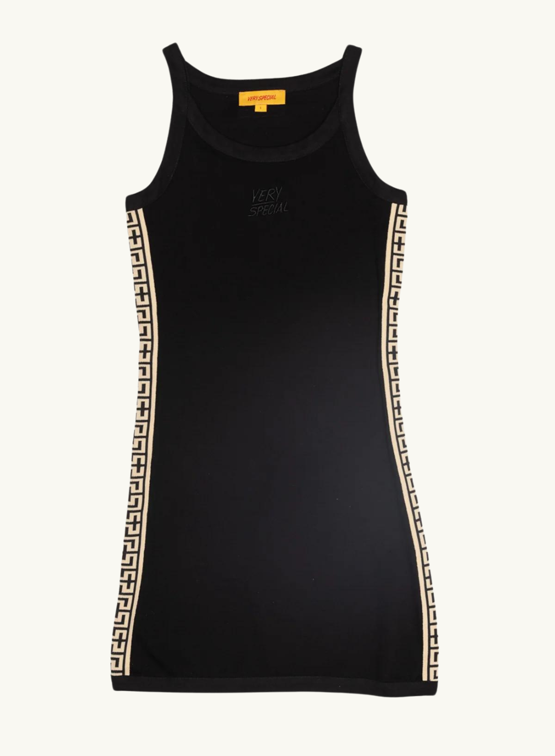 Something Very Speical Geo Fitted Mini Dress in BLACK-Something Very Special-Frolic Girls