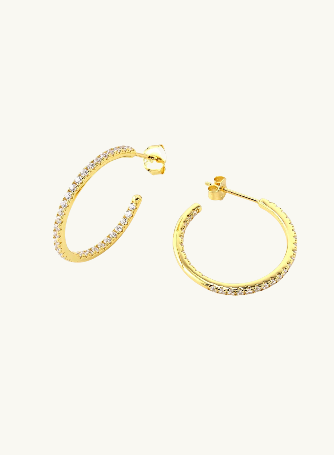 Sophia Pave Hoops GOLD Smith-SMITH-Frolic Girls