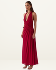 Sovere Alora Maxi Dress in Raspberry