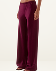 Sovere Blake Bias Pant in Blackberry