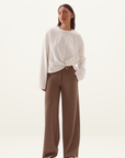 Sovere Izel Long Sleeve Top in Chalk