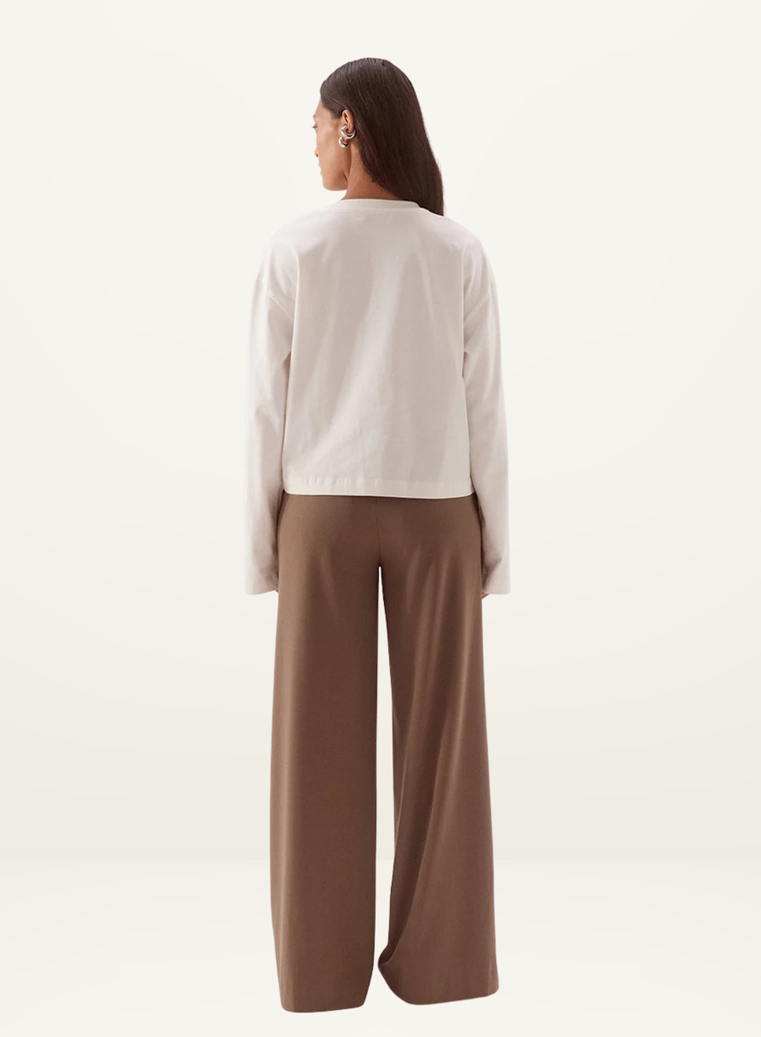 Sovere Izel Long Sleeve Top in Chalk