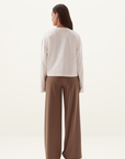 Sovere Izel Long Sleeve Top in Chalk