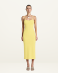 Summi Summi A-Line Midi Dress in Lemon // LASTONES SIZE M L XL