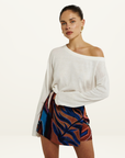 Summi Summi Asym Skort in Bordeaux